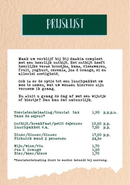 Bij Saskia Eten En Slapen Остербек Екстериор снимка